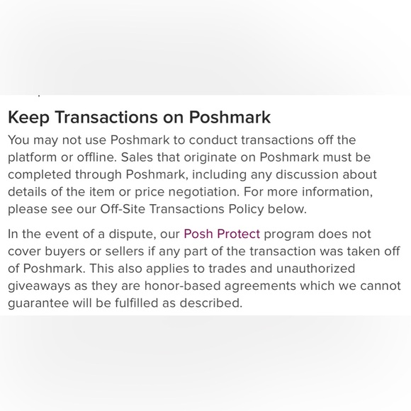 Please do not ask me to email or text you off of Poshmark, mmmkay? Thanks - Picture 1 of 1